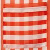 Topshop Slit Back Stripe Shirt in Orange - Lyst