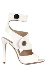 Versace 120mm Cut Out Patent Sandals
