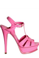 Yves Saint Laurent 140mm Tribute Patent Sandals