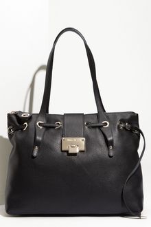 Jimmy Choo Rhea - Medium Calfskin Leather Shopper - Lyst