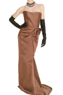 Lanvin Washed Satin Dress - Lyst
