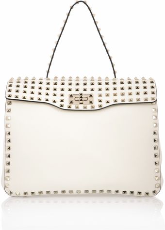 Valentino Rockstud Studded Leather Shoulder Bag - Lyst