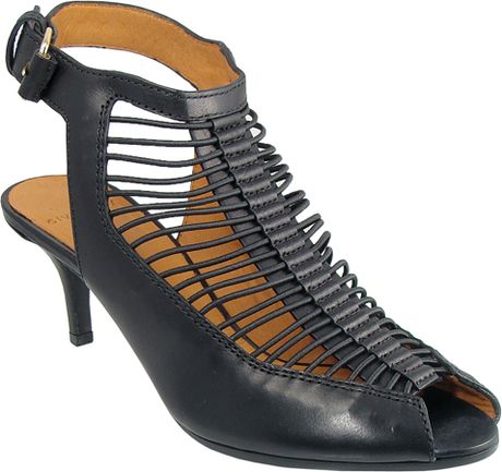 Givenchy Elastic Cage Mid Heel in Black in Black - Lyst