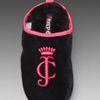 Juicy Couture Cuddly Slippers in Black Velvet/pop Pink in Pink (black & pop pink) - Lyst