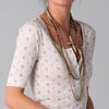 Torn By Ronny Kobo Gracie Henley Tee in White (ivory) - Lyst