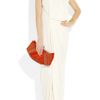 Christian Louboutin Loubis Angel Embroidered Suede Clutch in Red - Lyst