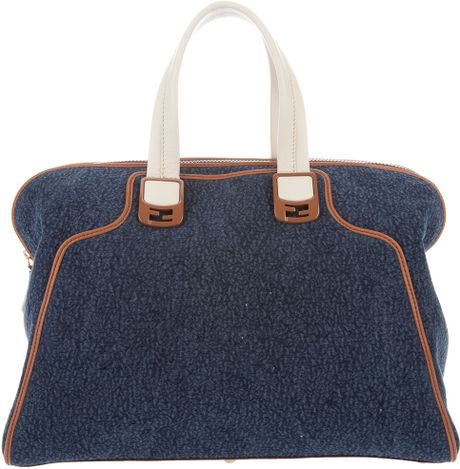 Fendi Chameleon Duffle Bag in Blue - Lyst