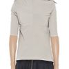 Rick Owens Cotton and Silkblend Jacket in Gray - Lyst