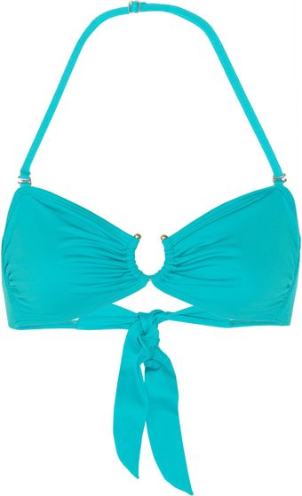Violet Lake Domino Bandeau Bikini Top - Lyst