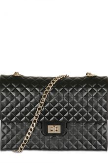 Designinverso Quilted Pvc Shoulder Bag - Lyst
