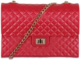 Designinverso Quilted Pvc Shoulder Bag - Lyst