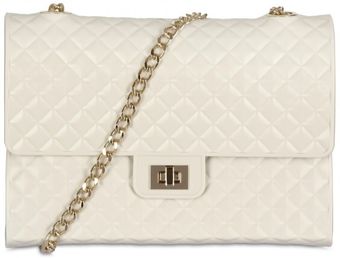 Designinverso Quilted Pvc Shoulder Bag - Lyst