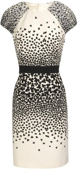 Giambattista Valli Printed Cotton-Silk Dress - Lyst