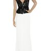 Notte By Marchesa SilkCrepe and Lace Gown in Black (white) - Lyst