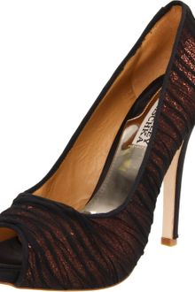 Badgley Mischka Womens Star Open Toe Pump - Lyst