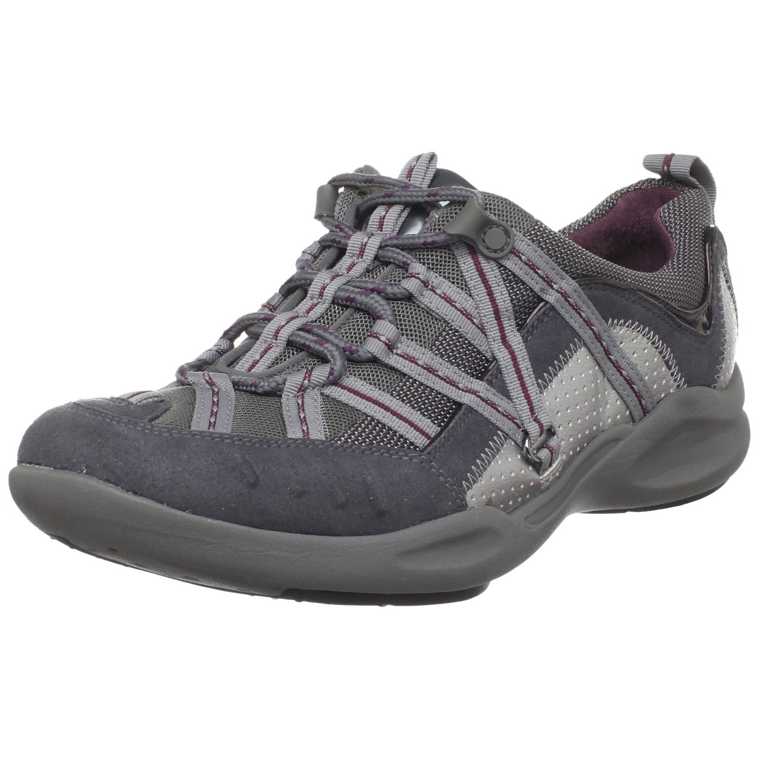 Clarks Womens Wave Circuit Lace Up in Gray (grey nubuck) Lyst