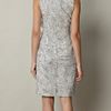Giambattista Valli Line and Silk Spot Dress in White - Lyst
