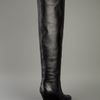 Giuseppe Zanotti Leather Knee High Boot in Black - Lyst