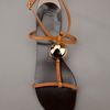 Giuseppe Zanotti Open Toe Sandal in Brown - Lyst