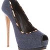Giuseppe Zanotti Denim Pump in Blue (denim) - Lyst