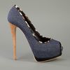 Giuseppe Zanotti Denim Pump in Blue (denim) - Lyst