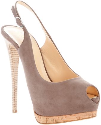 Giuseppe Zanotti Peep Toe Sandal - Lyst