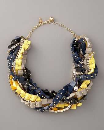 Kate Spade Squared Away Necklace - Lyst
