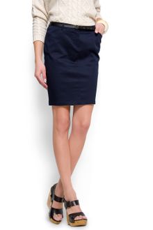 Mango Straight-cut Pocket Skirt - Lyst