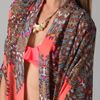 Mara Hoffman Long Chiffon Cocoon Cover Up in Pink (coral) - Lyst