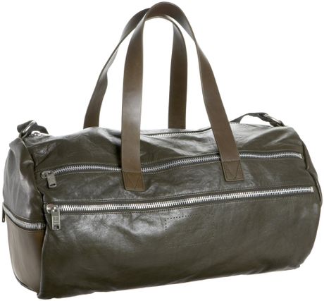 Marc By Marc Jacobs Zip Duffel in Green (elephant grey) - Lyst