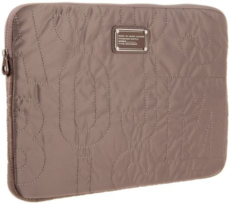 Marc By Marc Jacobs Pretty Nylon 15 Computer Case Laptop Bag in Gray (quartz grey) - Lyst