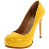 Pour La Victoire Womens Irina Platform Pump in Yellow (yellow soft patent) - Lyst