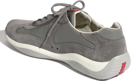 prada americas cup suede sneaker