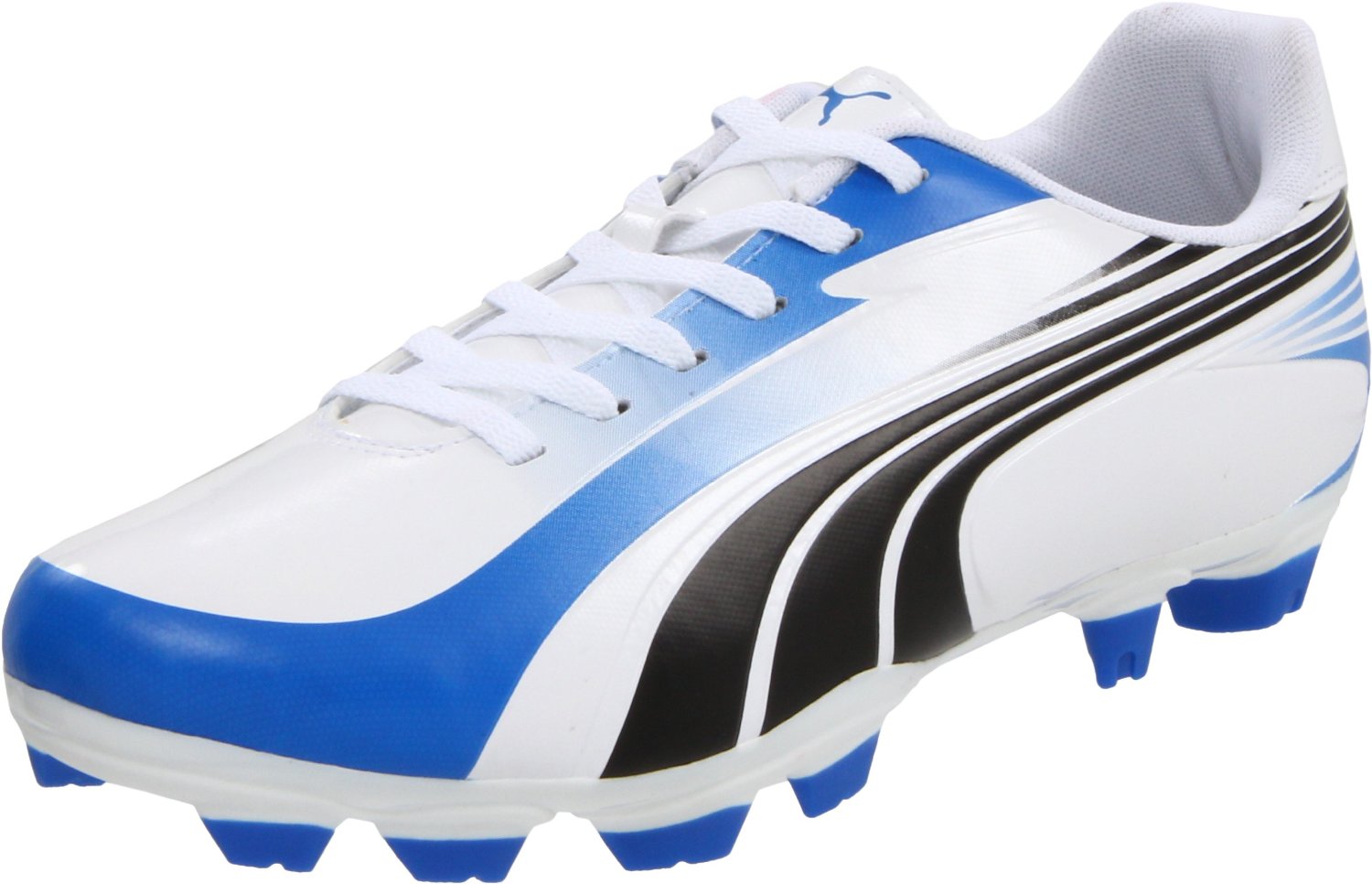 Puma Puma Mens Excitemo I Fg Soccer Cleat in Blue for Men (white/black