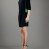 Rocio Leather Covered Wooden Clutch in Green - Lyst