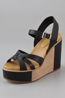 See By Chloé Wedge Platform Sandals - Lyst