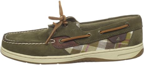 sperry top sider green sole