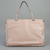 Valentino Studded Leather Tote in Beige (nude) - Lyst