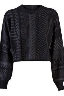 Alexander Wang Geometric Jacquard Sweater - Lyst