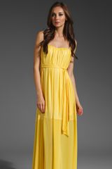 BCBGMAXAZRIA Strapless Maxi