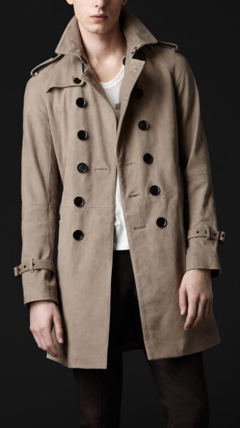  Heritage Suede Trench Coat 