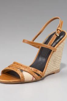 Burberry Check Espadrille - Lyst