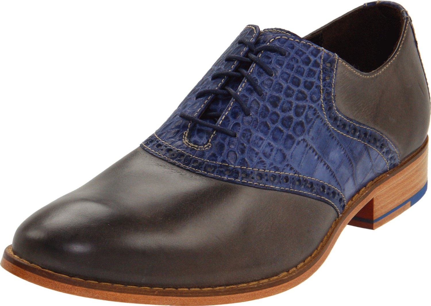 Cole Haan Mens Air Colton Saddle Oxford in Gray for Men