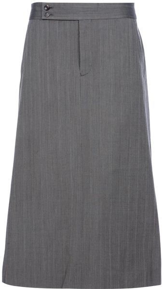 Comme Des Garçons Archive Pinstripe Skirt - Lyst