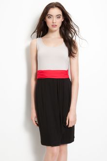 DKNY Sleeveless V-neck Dress - Lyst