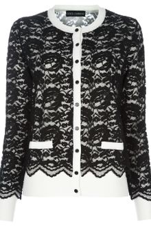 Dolce & Gabbana Lace Cardigan - Lyst