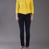 Girl. By Band Of Outsiders Double Breasted Tweed Blazer in Yellow - Lyst