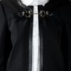 Gucci Leather Trim Jacket in Black - Lyst