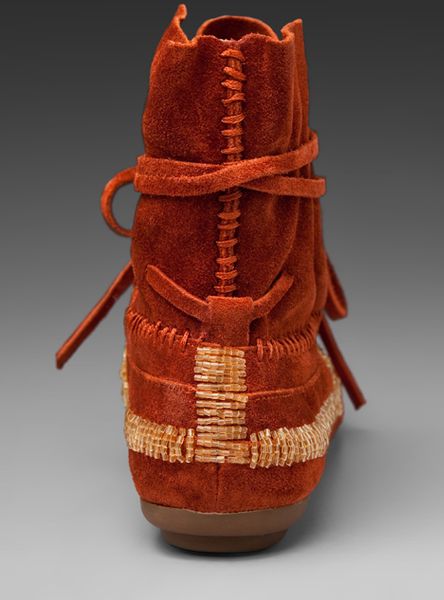 House Of Harlow Madison Moccasin In Brown brown Rust Lyst