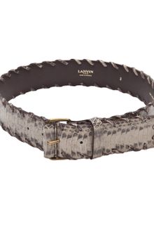 Lanvin Snakeskin Belt - Lyst